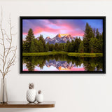 Schwabacher'S Landing At Sunrise Resize, Framed Canvas Print Wall Art Decor,Floating Frame