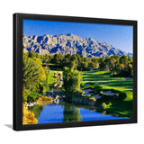 Shadow Creek Golf Club Hole 18, North Las Vegas, Golf Art, Gift for him, Framed Art Prints Wall Decor