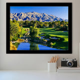 Shadow Creek Golf Club Hole 18, North Las Vegas, Golf Art, Gift for him, Framed Art Prints Wall Decor