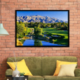 Shadow Creek Golf Club Hole 18, North Las Vegas, Golf Art, Gift for him, Framed Art Prints Wall Decor