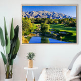 Shadow Creek Golf Club Hole 18, North Las Vegas, Golf Art Print, Gift for him, Framed Canvas Prints Wall Art