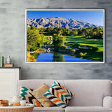 Shadow Creek Golf Club Hole 18, North Las Vegas, Golf Art Print, Gift for him, Framed Canvas Prints Wall Art