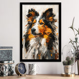 Shetland Sheepdog, Dog Portrait Painting, Pet Lover Art, Framed Art Prints Wall Art Decor, Framed Picture Print