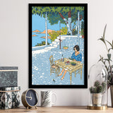 Summer By Vittorio Giardino, Frame Me By Vittorio Giardino , Summer Print Painting,Framed Art Prints Wall Decor, Picture Framed