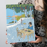 Summer By Vittorio Giardino, Frame Me  By Vittorio Giardino Canvas, Summer Print Painting, Canvas Painting, Canvas Print Wall Art Decor