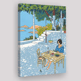 Summer By Vittorio Giardino, Frame Me  By Vittorio Giardino Canvas, Summer Print Painting, Canvas Painting, Canvas Print Wall Art Decor