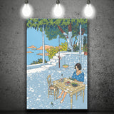 Summer By Vittorio Giardino, Frame Me  By Vittorio Giardino Canvas, Summer Print Painting, Canvas Painting, Canvas Print Wall Art Decor