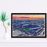 T-Mobile Park WaterColor Framed Art Prints, Seattle Washington Baseball Watercolor, Stadium Art Gifts