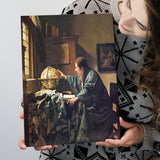 The Astronomer By Jan Vermeer Canvas Print,Jan Vermeer Art,Dutch Golden Age Art, Canvas Painting, Canvas Print Wall Art Decor