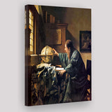 The Astronomer By Jan Vermeer Canvas Print,Jan Vermeer Art,Dutch Golden Age Art, Canvas Painting, Canvas Print Wall Art Decor