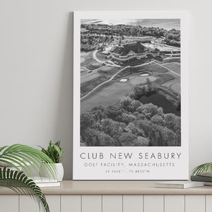 The Club at New Seabury Golf Course, Golf Art Print, Gift for him, Canvas Print Wall Art
