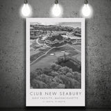 The Club at New Seabury Golf Course, Golf Art Print, Gift for him, Canvas Print Wall Art