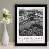 The Club at New Seabury Golf Course, Golf Art, Gift for him, Framed Art Print Wall Decor