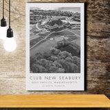 The Club at New Seabury Golf Course, Golf Art Print, Gift for him, Canvas Print Wall Art