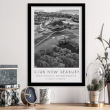 The Club at New Seabury Golf Course, Golf Art, Gift for him, Framed Art Print Wall Decor
