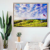 The Donald Ross Course At French Lick Watercolor Painting, Golf Art Print, Gift for him, Framed Canvas Prints Wall Art