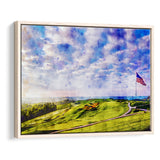 The Donald Ross Course At French Lick Watercolor Painting, Golf Art Print, Gift for him, Framed Canvas Prints Wall Art