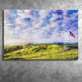 The Donald Ross Course At French Lick Watercolor Painting, Golf Art Print, Gift for him, Canvas Prints Wall Art