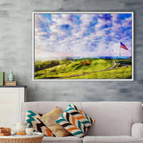 The Donald Ross Course At French Lick Watercolor Painting, Golf Art Print, Gift for him, Framed Canvas Prints Wall Art
