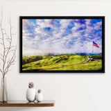 The Donald Ross Course At French Lick Watercolor Painting, Golf Art Print, Gift for him, Framed Canvas Prints Wall Art