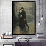 The Garden Of Eden, Romantic Antique Artwork, Couple In Love, Fine Art Print,Framed Art Prints Wall Decor, Picture Framed