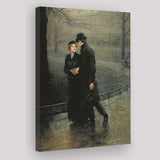 The Garden Of Eden, Romantic Antique Artwork, Couple In Love, Fine Art Print, Canvas Painting, Canvas Print Wall Art Decor