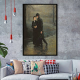 The Garden Of Eden, Romantic Antique Artwork, Couple In Love, Fine Art Print,Framed Art Prints Wall Decor, Picture Framed