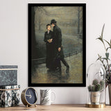 The Garden Of Eden, Romantic Antique Artwork, Couple In Love, Fine Art Print,Framed Art Prints Wall Decor, Picture Framed