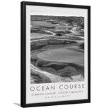 The Ocean Course Hole 10, Kiawah Island, South Carolina, Golf Art, Gift for him, Framed Art Print Wall Decor
