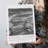 The Ocean Course Hole 1, Kiawah Island, South Carolina, Golf Art Print, Gift for him, Canvas Print Wall Art