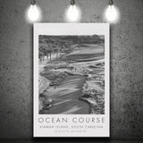 The Ocean Course Hole 1, Kiawah Island, South Carolina, Golf Art Print, Gift for him, Canvas Print Wall Art