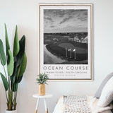 The Ocean Course, Kiawah Island, South Carolina, Golf Art Print, Floating Frame, Framed Canvas Print Wall Art