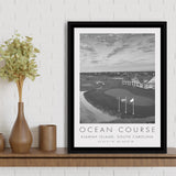 The Ocean Course, Kiawah Island, South Carolina, Golf Art Print, Floating Frame, Framed Canvas Print Wall Art