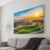 The Pete Dye Golf Course At French, Golf Art Print, Gift for him, Canvas Prints Wall Art