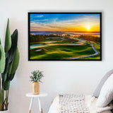 The Pete Dye Golf Course At French, Golf Art Print, Gift for him, Framed Canvas Prints Wall Art