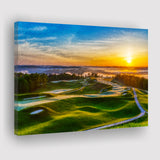 The Pete Dye Golf Course At French, Golf Art Print, Gift for him, Canvas Prints Wall Art