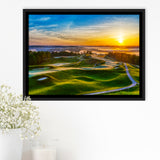 The Pete Dye Golf Course At French, Golf Art Print, Gift for him, Framed Canvas Prints Wall Art