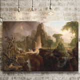 Thomas Cole Expulsion Canvas Print Garden of Eden Fine Art, Canvas Print Wall Art Decor, Landscape Art Print