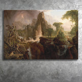Thomas Cole Expulsion Canvas Print Garden of Eden Fine Art, Canvas Print Wall Art Decor, Landscape Art Print