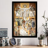 Touchdown Jesus Print Art,Touchdown Jesus Wall Art,,Framed Art Prints Wall Decor, Picture Framed