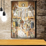 Touchdown Jesus Poster Print Art,Touchdown Jesus Canvas Wall Art,, Canvas Painting, Canvas Print Wall Art Decor
