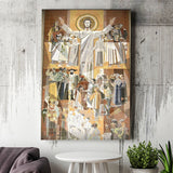 Touchdown Jesus Poster Print Art,Touchdown Jesus Canvas Wall Art,, Canvas Painting, Canvas Print Wall Art Decor