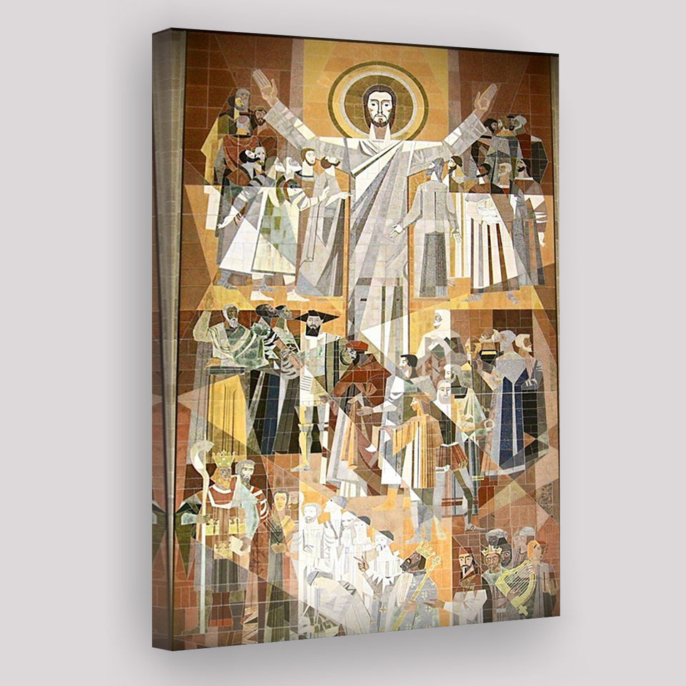 Touchdown Jesus Poster Print Art,Touchdown Jesus Canvas Wall Art,, Canvas Painting, Canvas Print Wall Art Decor