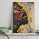 Traditional African American Man Portrait Painting, Canvas Prints Wall Art Home Decor, Painting Canvas Art
