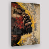 Traditional African American Man Portrait Painting, Canvas Prints Wall Art Home Decor, Painting Canvas Art