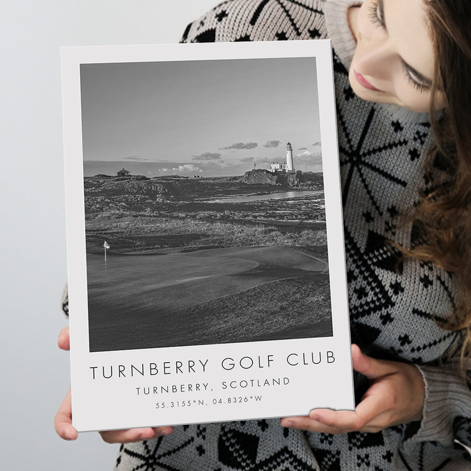 Turnberry Golf Club, Alisa Course, Turnberry, Scotland, Golf Art Print, Gift for him, Canvas Print Wall Art