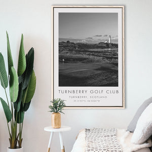 Turnberry Golf Club, Alisa Course, Turnberry, Scotland, Golf Art Print, Floating Frame, Framed Canvas Print Wall Art