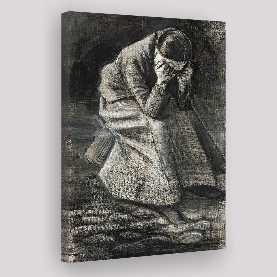 Vincent Van Gogh Weeping Woman Picture Print, Weeping Woman Painting, Canvas Painting, Canvas Print Wall Art Decor