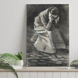 Vincent Van Gogh Weeping Woman Picture Print, Weeping Woman Painting, Canvas Painting, Canvas Print Wall Art Decor