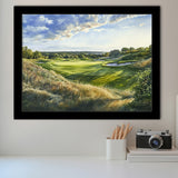 Watercolor Painting National Golf Links Of America, Golf Art, Gift for him, Framed Art Prints Wall Decor